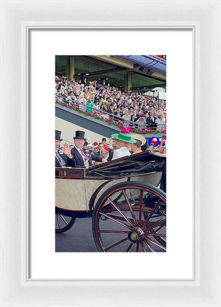 Royal Procession with Elegant Attire at the Ascott - Framed Print