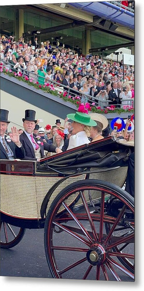Royal Procession with Elegant Attire at the Ascott - Metal Print