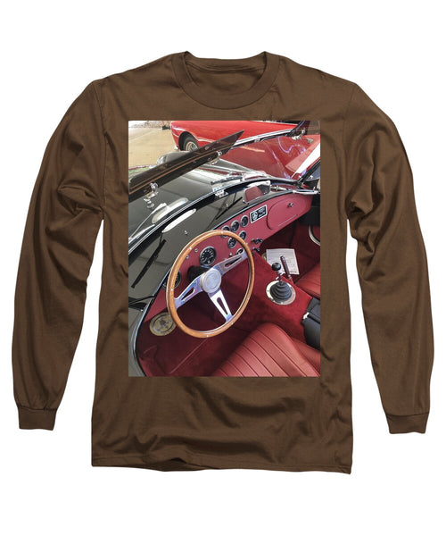 Shelby Cobra Sports Car interior - Long Sleeve T-Shirt