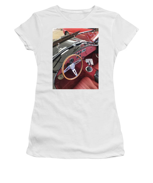 Shelby Cobra Sports Car interior - Women's T-Shirt