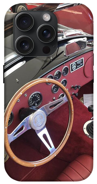 Shelby Cobra Sports Car interior - Phone Case