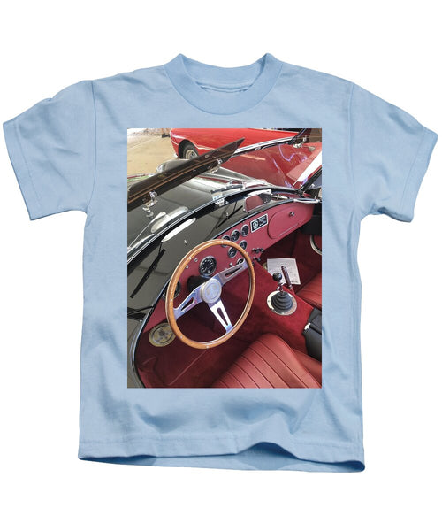 Shelby Cobra Sports Car interior - Kids T-Shirt