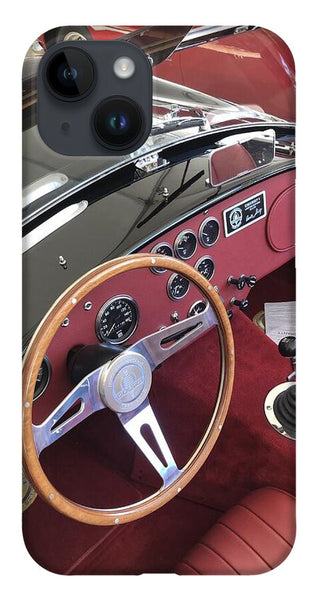 Shelby Cobra Sports Car interior - Phone Case