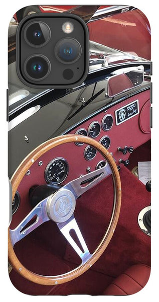 Shelby Cobra Sports Car interior - Phone Case