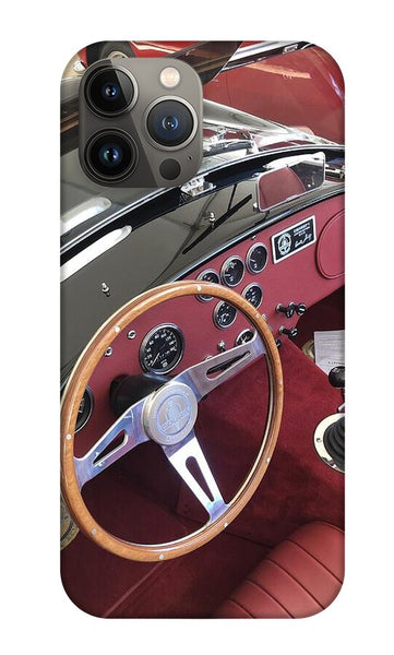 Shelby Cobra Sports Car interior - Phone Case