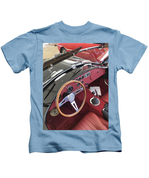 Shelby Cobra Sports Car interior - Kids T-Shirt