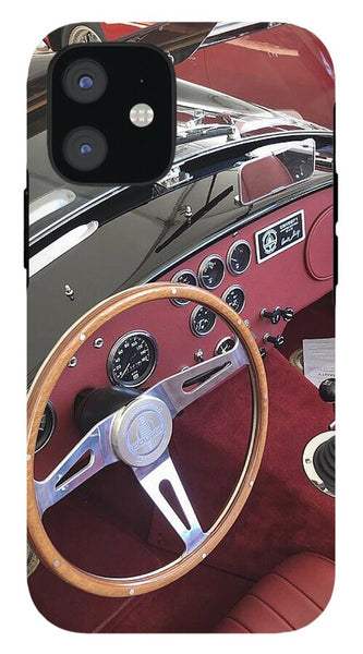 Shelby Cobra Sports Car interior - Phone Case