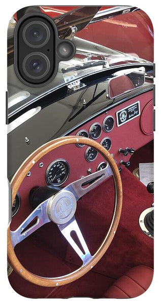 Shelby Cobra Sports Car interior - Phone Case