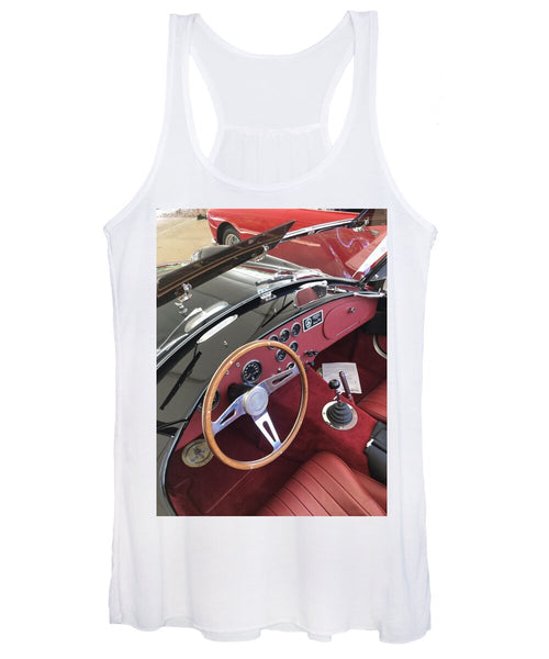 Shelby Cobra Sports Car interior - Women's Tank Top