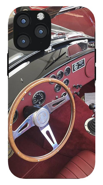 Shelby Cobra Sports Car interior - Phone Case