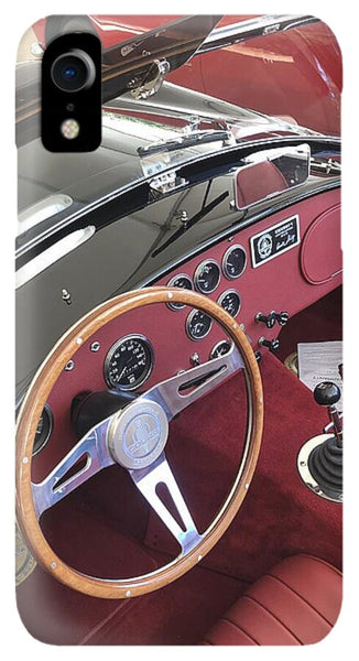 Shelby Cobra Sports Car interior - Phone Case