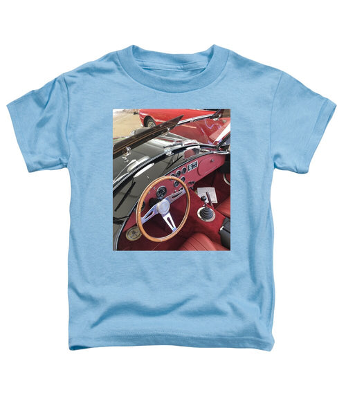 Shelby Cobra Sports Car interior - Toddler T-Shirt