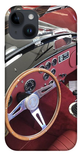 Shelby Cobra Sports Car interior - Phone Case