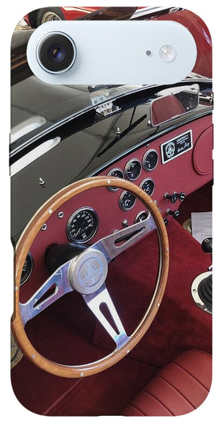 Shelby Cobra Sports Car interior - Phone Case