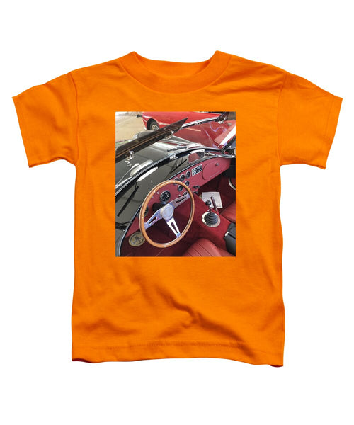 Shelby Cobra Sports Car interior - Toddler T-Shirt