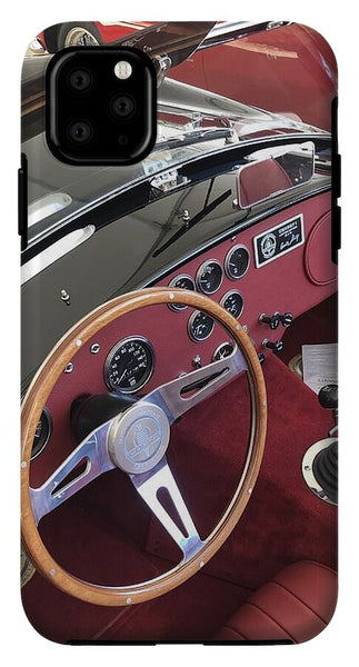 Shelby Cobra Sports Car interior - Phone Case