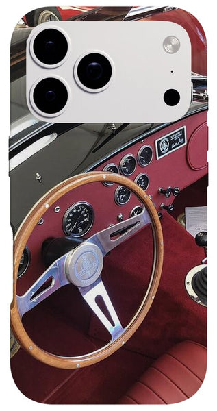 Shelby Cobra Sports Car interior - Phone Case