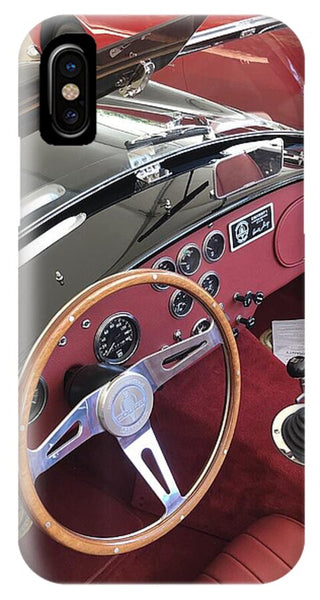 Shelby Cobra Sports Car interior - Phone Case