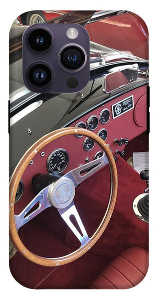 Shelby Cobra Sports Car interior - Phone Case