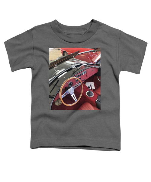 Shelby Cobra Sports Car interior - Toddler T-Shirt