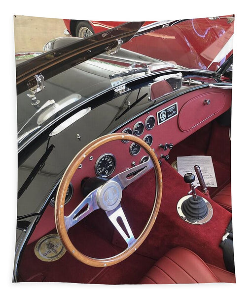Shelby Cobra Sports Car interior - Tapestry