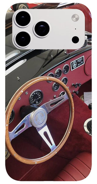 Shelby Cobra Sports Car interior - Phone Case