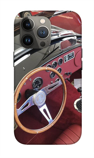 Shelby Cobra Sports Car interior - Phone Case