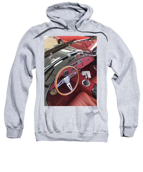 Shelby Cobra Sports Car interior - Sweatshirt