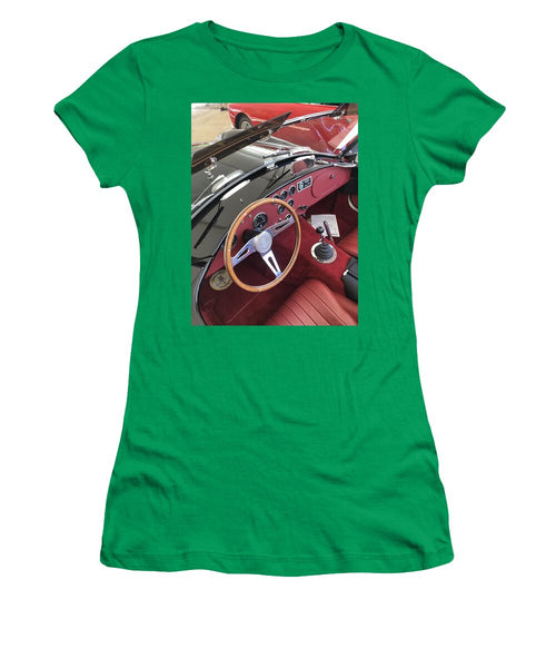 Shelby Cobra Sports Car interior - Women's T-Shirt