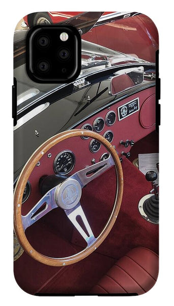 Shelby Cobra Sports Car interior - Phone Case