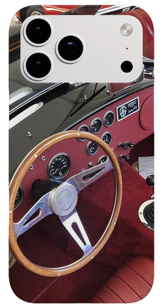 Shelby Cobra Sports Car interior - Phone Case