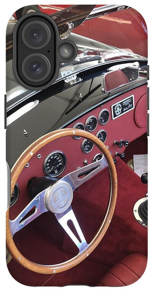 Shelby Cobra Sports Car interior - Phone Case
