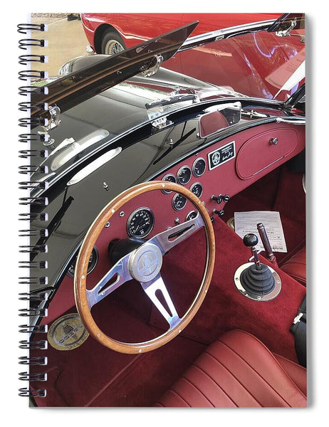 Shelby Cobra Sports Car interior - Spiral Notebook