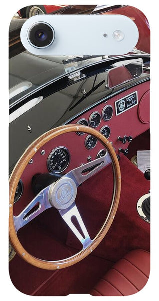 Shelby Cobra Sports Car interior - Phone Case