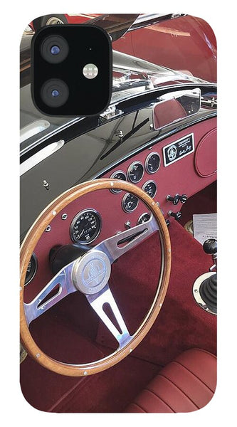 Shelby Cobra Sports Car interior - Phone Case