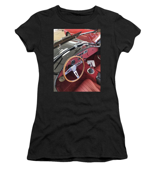 Shelby Cobra Sports Car interior - Women's T-Shirt