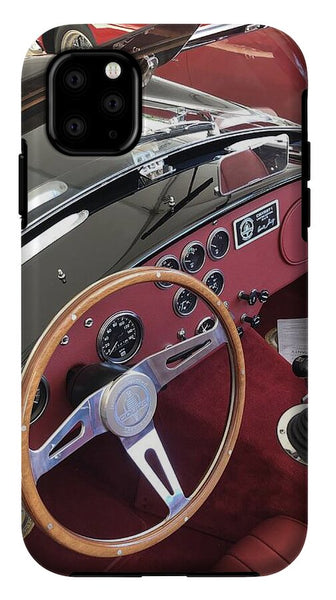 Shelby Cobra Sports Car interior - Phone Case