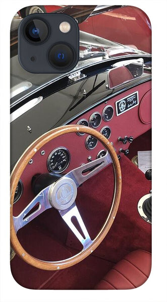 Shelby Cobra Sports Car interior - Phone Case