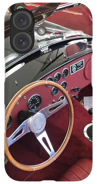 Shelby Cobra Sports Car interior - Phone Case