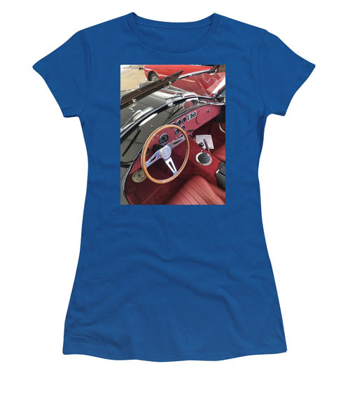 Shelby Cobra Sports Car interior - Women's T-Shirt