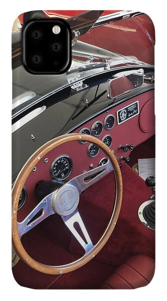 Shelby Cobra Sports Car interior - Phone Case