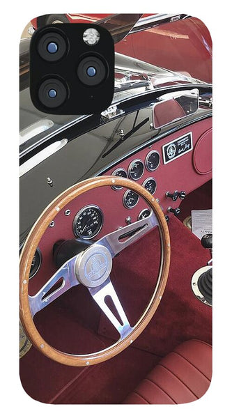 Shelby Cobra Sports Car interior - Phone Case