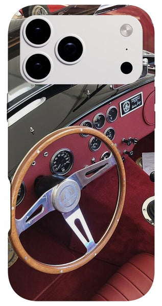 Shelby Cobra Sports Car interior - Phone Case