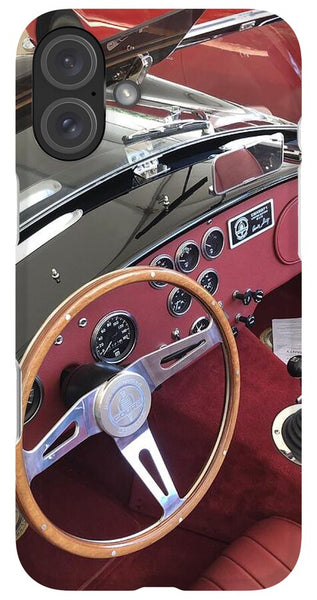 Shelby Cobra Sports Car interior - Phone Case