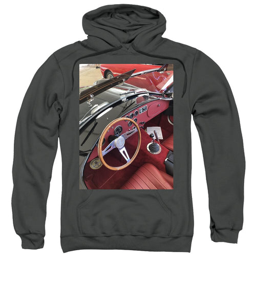 Shelby Cobra Sports Car interior - Sweatshirt