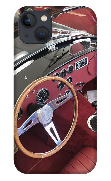 Shelby Cobra Sports Car interior - Phone Case