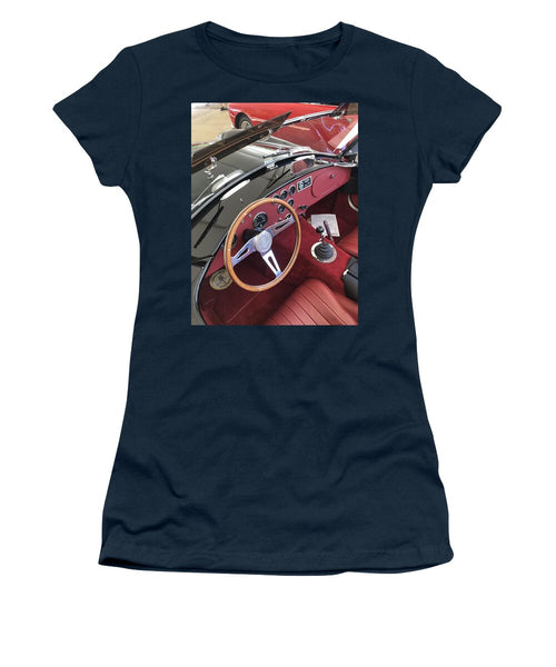 Shelby Cobra Sports Car interior - Women's T-Shirt
