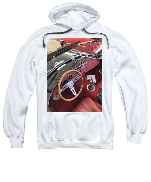 Shelby Cobra Sports Car interior - Sweatshirt