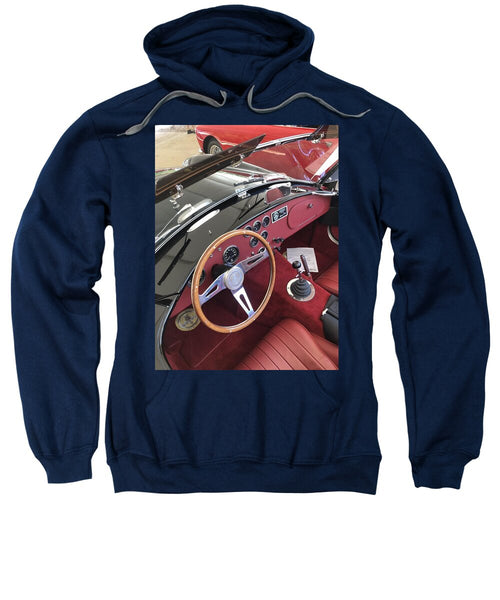 Shelby Cobra Sports Car interior - Sweatshirt