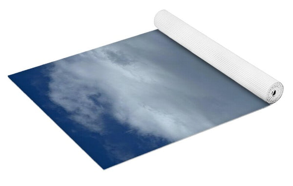 Storm Clouds Over Tranquil Beach - Yoga Mat
